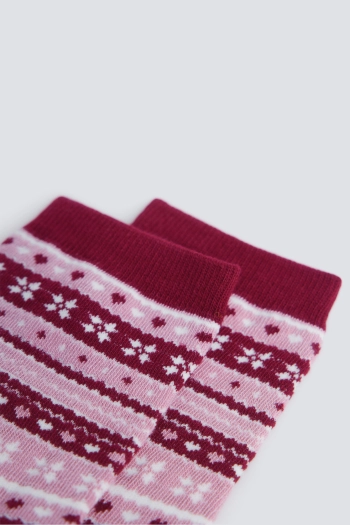 Довгі шкарпетки з жакардовим принтом