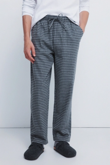 Довга фланелева піжама