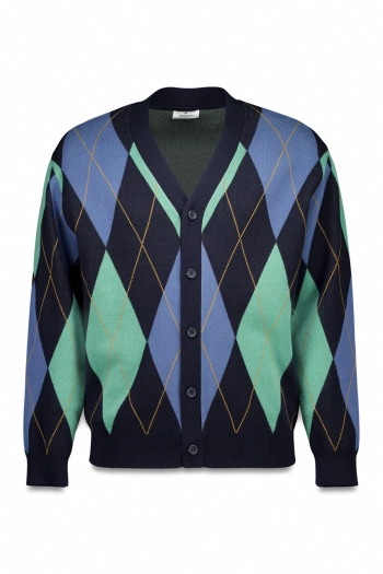 Кардиган у ромби