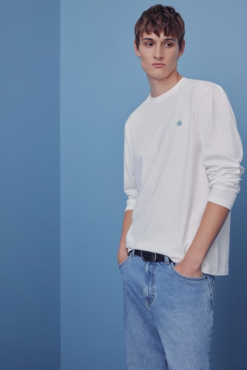 Джинси Wide Leg середньої потертості