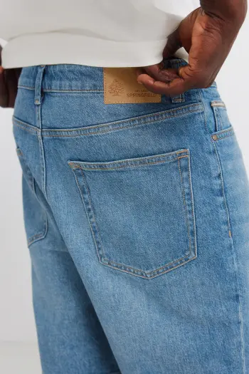 Джинсові бермуди прямого крою regular fit