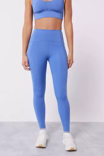 Голубые леггинсы 4D Stretch