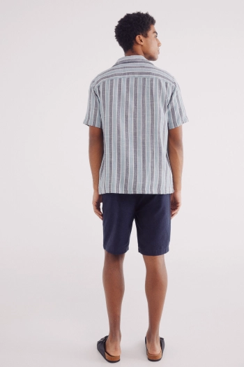 Лляні шорти-бермуди Slim fit