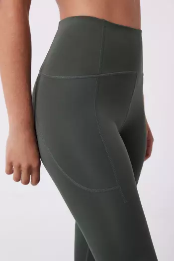 Зеленые леггинсы 4D Stretch