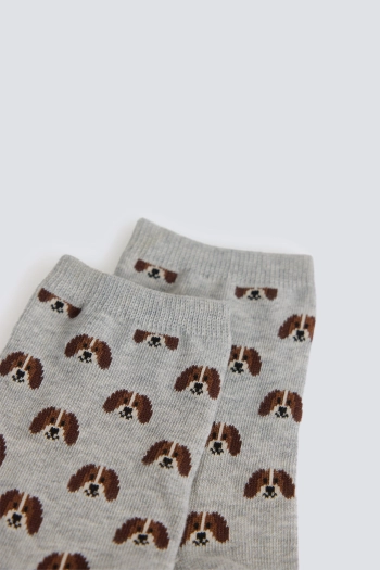 Довгі шкарпетки з принтом