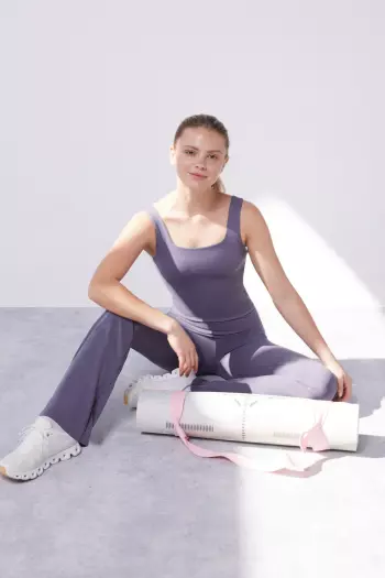 Бузкові легінси кльош Soft Move