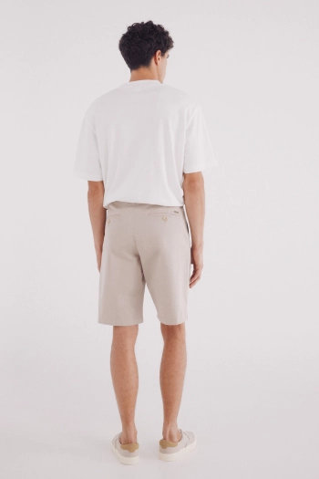 Хлопковые шорты-бермуды кроя wide fit