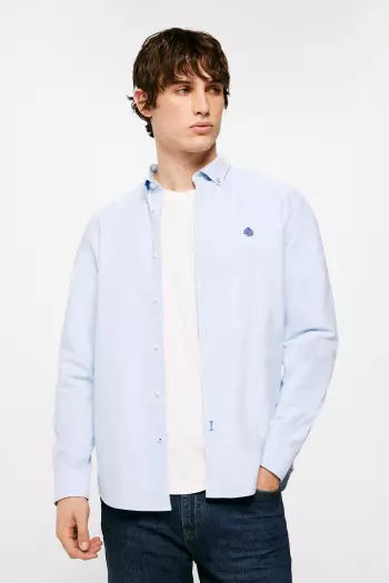 Рубашка из ткани Oxford