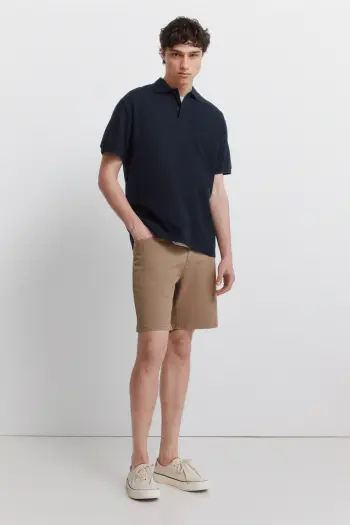 Фактурне поло regular fit