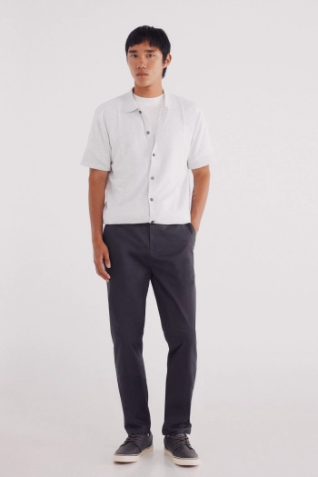 Брюки-чиносы кроя Slim fit с микропринтом