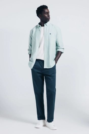 Рубашка Оксфорд с воротником на пуговицах