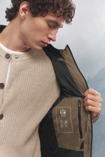 Утеплена куртка-пуховик