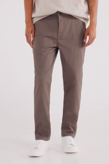 Брюки-чиносы кроя Slim fit с микропринтом