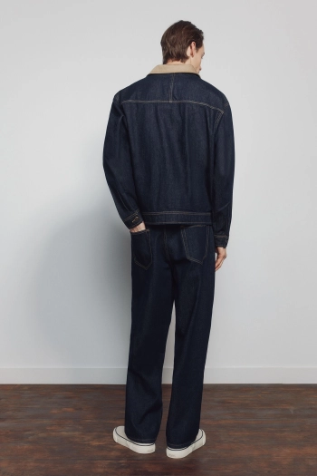 Джинси з ефектом розчиненого фарбування, wide leg