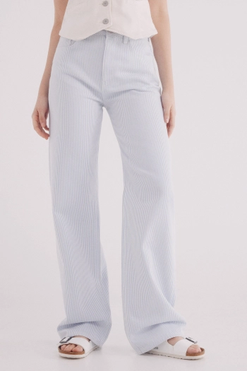 Джинси Wide leg у смужку