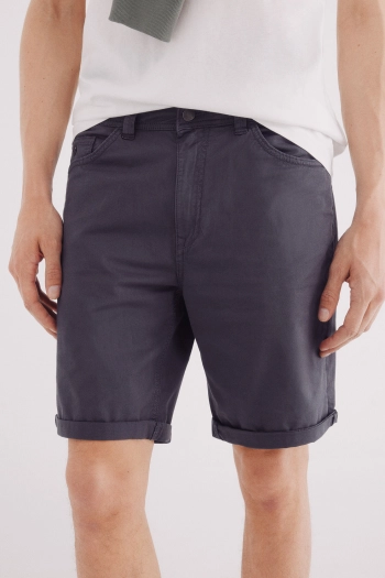Легкие шорты-бермуды slim fit
