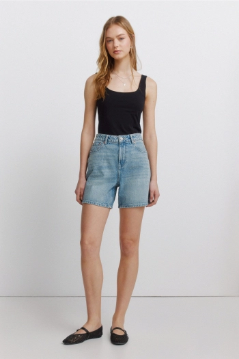 Джинсові бермуди