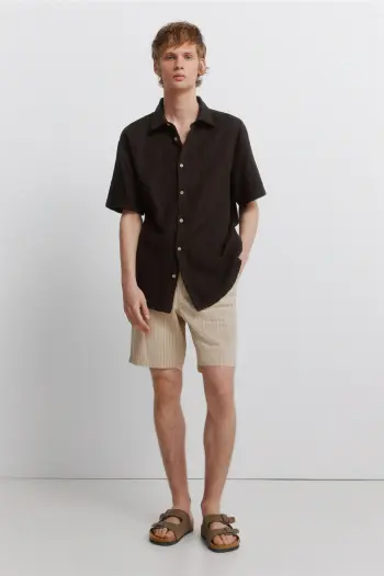 Бермуды в полоску comfort slim fit