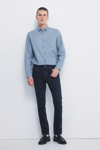 Класична сорочка двоколірної структури