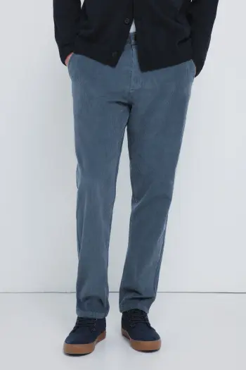 Штани чінос з вельвету крою slim fit