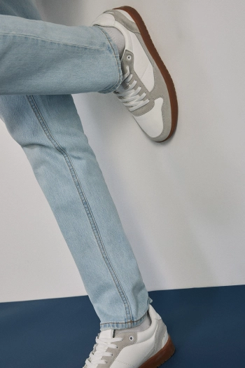 Легкі джинси крою Slim Fit блакитного кольору
