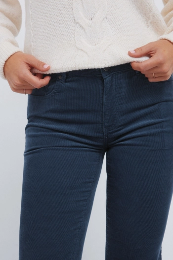 Вельветові штани-кюлоти