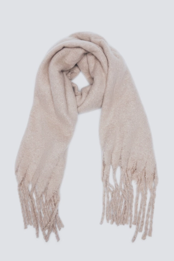 Однотонный шарф из мягкой ткани