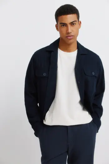 Бермуди доббі з льоном comfort fit