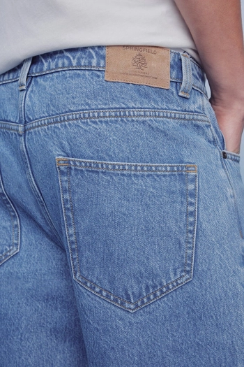 Джинси Wide Leg середньої потертості