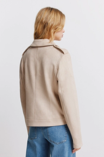 Куртка из искусственной замши