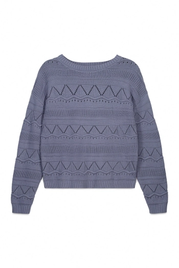 Джемпер pointelle из трикотажа