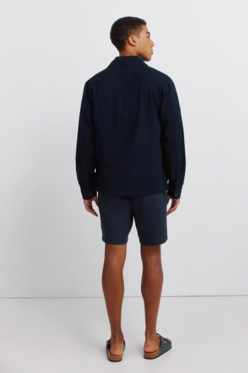 Бермуди доббі з льоном comfort fit