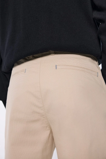 Штани-чінос з мікропринтом Slim fit