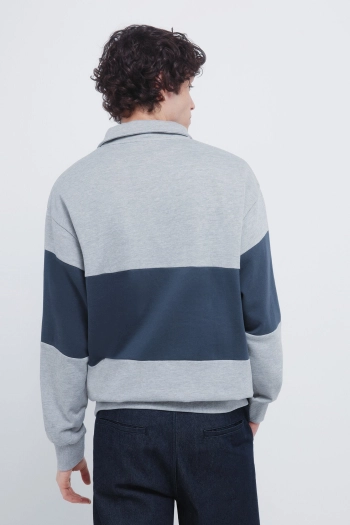 Світшот з високим коміром на блискавці