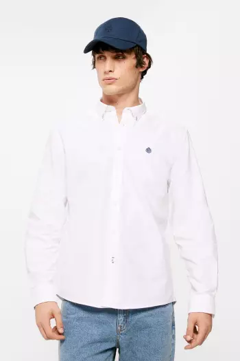 Рубашка из ткани Oxford
