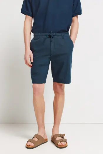 Бермуди slim fit з льону
