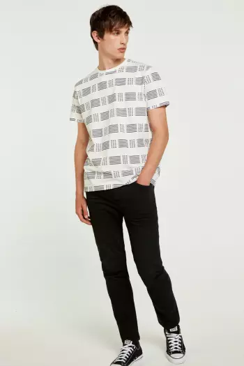 Брюки Slim Fit с пятью карманами