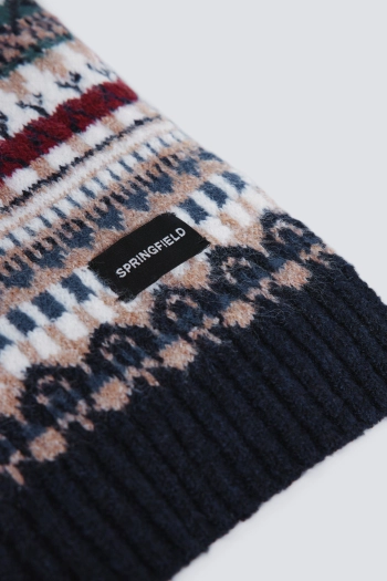 Різнокольоровий жакардовий шарф