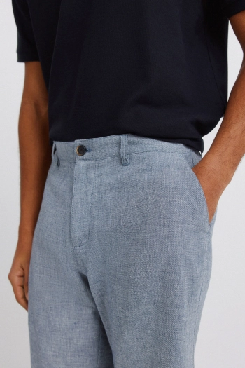 Бермуди доббі з льоном comfort fit