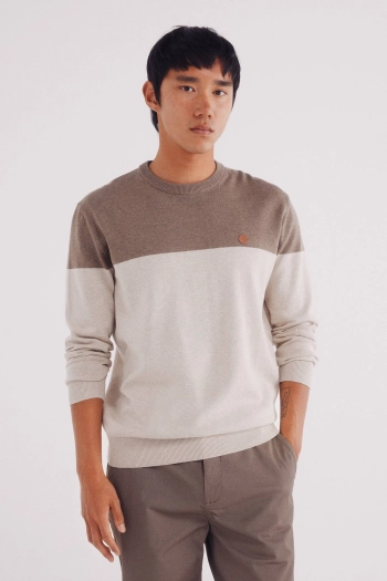 Базовий джемпер колор-блок