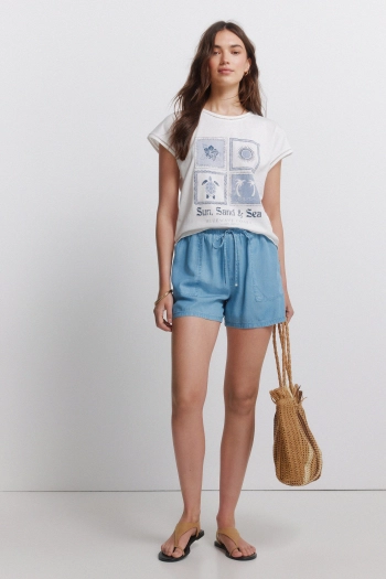 Футболка з коротким рукавом і малюнком