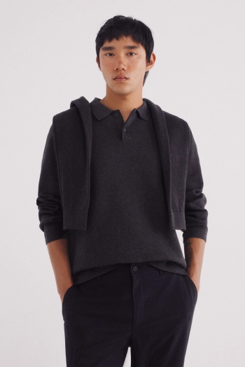 Джемпер-поло на ґудзиках