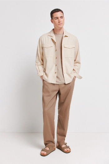 Рубашка - куртка свободного кроя