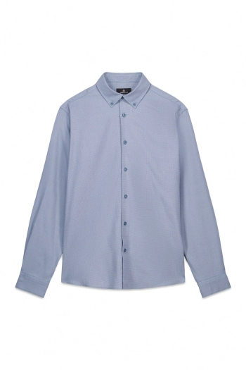Классическая рубашка двухцветной структуры
