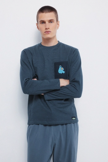 Длинная пижама "Cookie Monster"