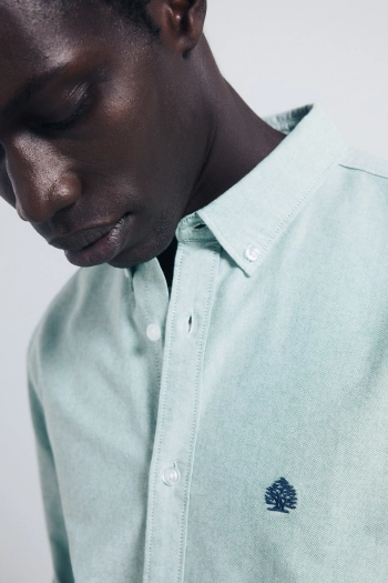 Рубашка Оксфорд с воротником на пуговицах