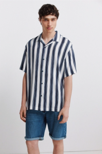Базовые джинсовые бермуды slim fit