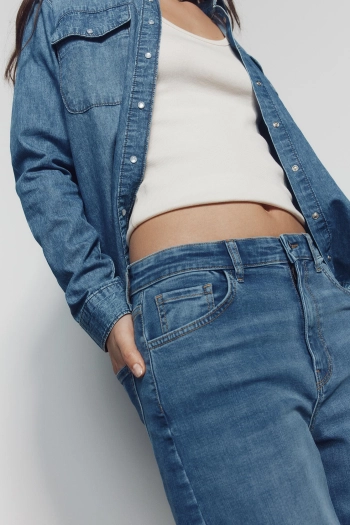 Джинси wide high-rise