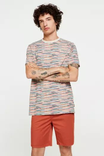 Легкие шорты-бермуды Slim Fit с 5 карманами