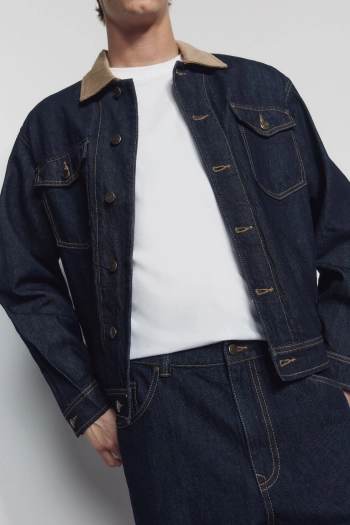 Джинси з ефектом розчиненого фарбування, wide leg